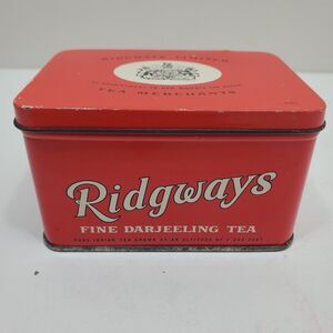 Vintage Ridgways Limited Darjeeling Tea Merchant’s Tin Made & Packed In England